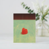 Carte Postale Gomme en forme de cœur (Debout devant)