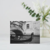 Carte Postale Gondola à Venise Italie (Debout devant)