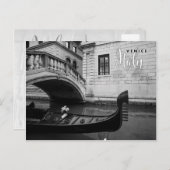 Carte Postale Gondola à Venise Italie (Devant / Derrière)
