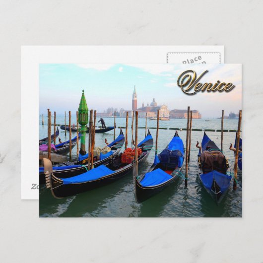 Carte Postale Gondolas (Devant / Derrière)