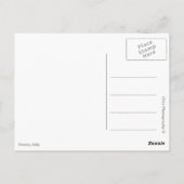 Carte Postale Gondolas à Venise en noir et blanc (Dos)