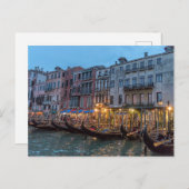 Carte Postale Gondolas à Venise Italie Photo (Devant / Derrière)