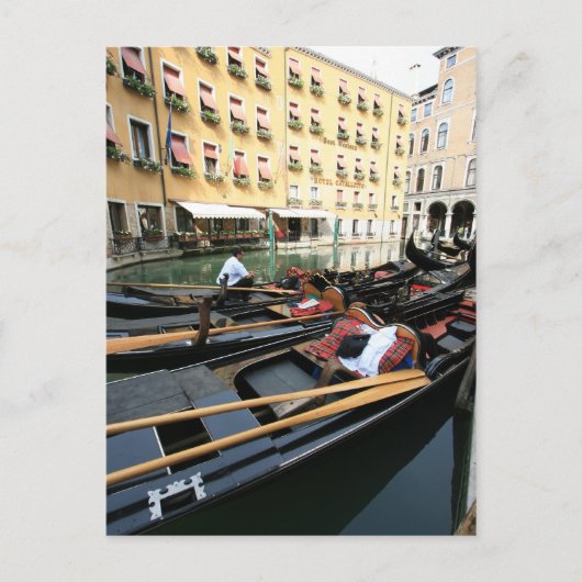 Carte Postale Gondole (Devant)