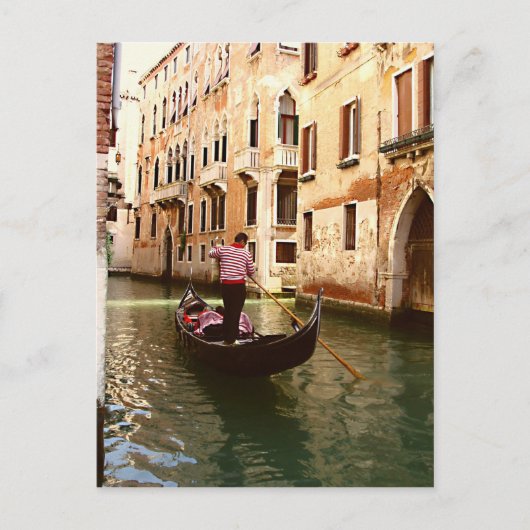 Carte Postale Gondolier (Devant)