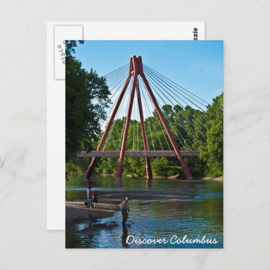 Carte Postale Gone Fish in East Fork White River (Devant / Derrière)