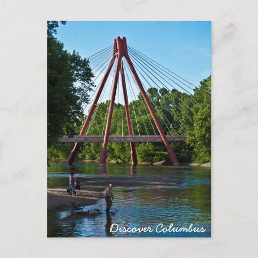 Carte Postale Gone Fish in East Fork White River (Devant)