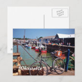 Carte Postale Gone Fishing pittoresque Whitstable Kent UK (Devant / Derrière)