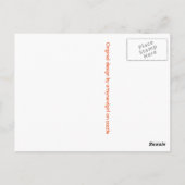 Carte Postale "Gone Golfing" (Dos)