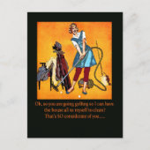 Carte Postale "Gone Golfing" (Devant)