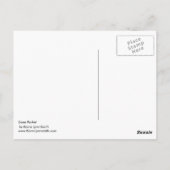 Carte postale "Gone Packin" (Dos)