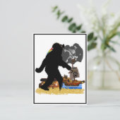 Carte Postale Gone Squatchin' Fer Enterré Trésor (Debout devant)