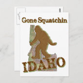 Carte Postale Gone Squatchin - Idaho (Devant / Derrière)