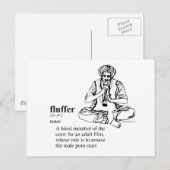 CARTE POSTALE GONFLEUR (Devant / Derrière)