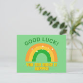 Carte Postale Good Luck (Debout devant)