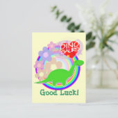 Carte Postale Good Luck Flower Dinosaur (Debout devant)