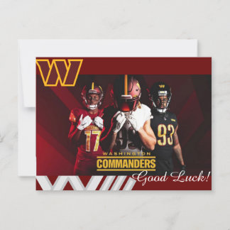 Carte Postale Good luck for Washington Commanders