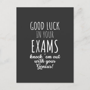 Carte Postale good Luck in your exams
