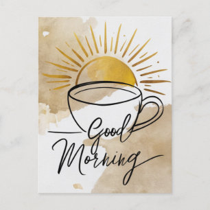 Carte postale Good Morning