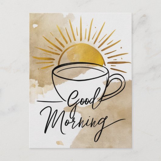 Carte postale Good Morning (Devant)