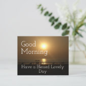 Carte Postale Good Morning have a Blessvely Day (Debout devant)