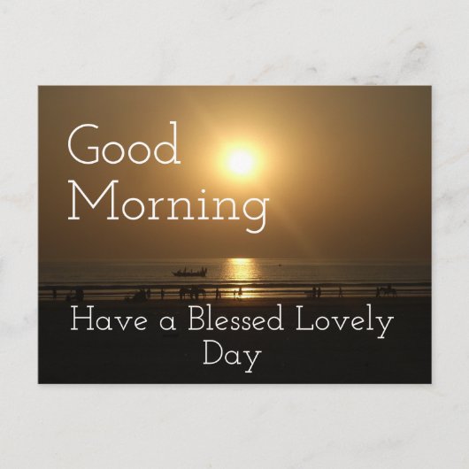 Carte Postale Good Morning have a Blessvely Day (Devant)