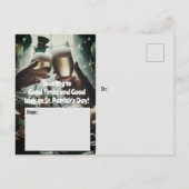 Carte Postale Good Times et Good Luck le jour de la Saint Patric (Dos)