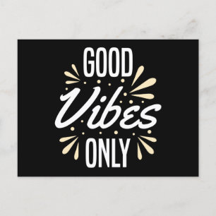 Carte Postale Good Vibes uniquement