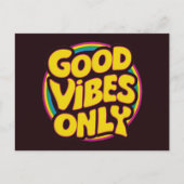 Carte Postale Good Vibes uniquement (Devant)