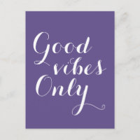 Good Vibes Uniquement Ultra Violet Positif