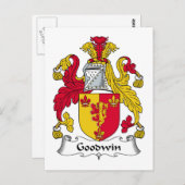 Carte Postale Goodwin Family Crest (Devant / Derrière)