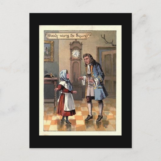 Carte Postale Goody met en garde l'écureuil (Devant)