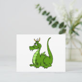 Carte Postale Goofy Green Dragon (Debout devant)
