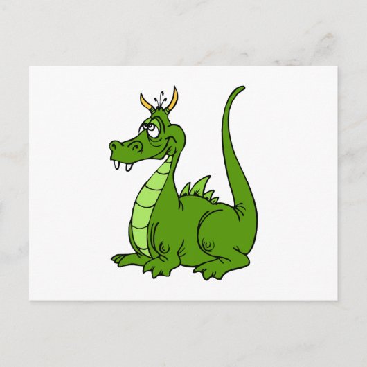 Carte Postale Goofy Green Dragon (Devant)