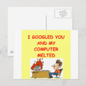 Carte Postale google love (Devant / Derrière)