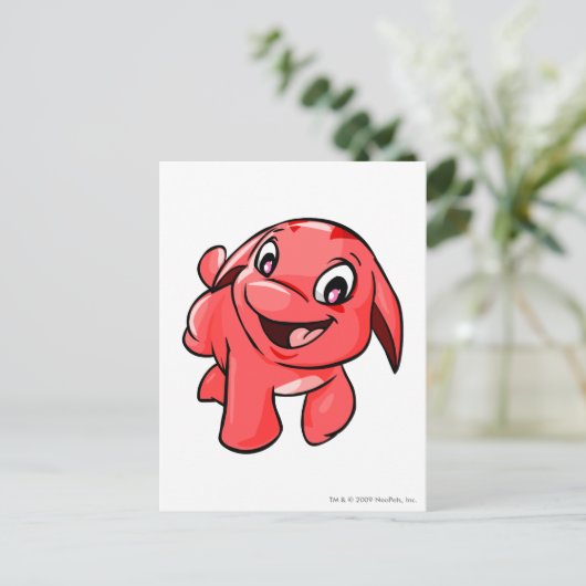 Carte Postale Google Red (Debout devant)