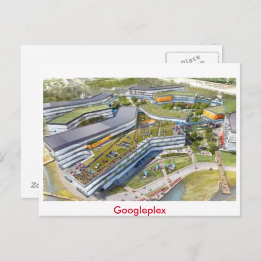 Carte postale Googleplex (Devant / Derrière)