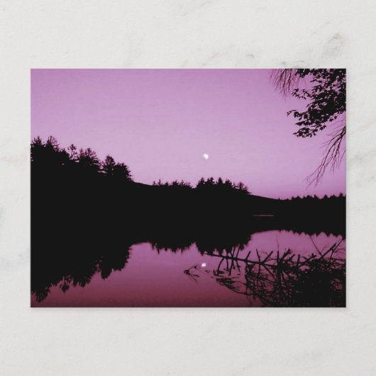 Carte Postale Goose Pond le soir (Devant)