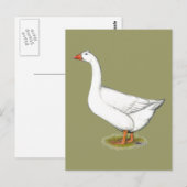 Carte Postale Goose Roman Tufted (Devant / Derrière)
