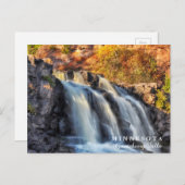 Carte Postale Gooseberry Falls Minnesota (Devant / Derrière)