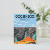 Carte Postale Goosenecks State Park Utah Vintage (Debout devant)