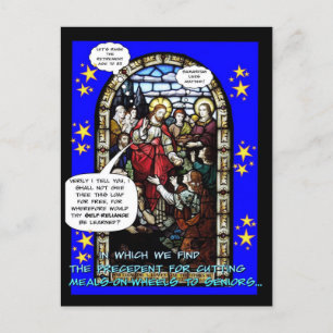 Carte Postale GOP et la faim