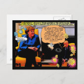 Carte Postale GOP et Pinocchio (Devant / Derrière)