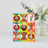 Carte Postale GOP Tic Tac Toe (Debout devant)