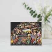 Carte Postale Gopuram de nuit (Debout devant)