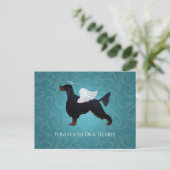 Carte Postale Gordon Setter Animal Memorial Chien Angel (Debout devant)