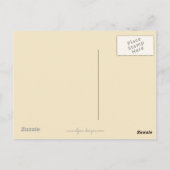 Carte Postale Gordon Setter Peinture - Joli art original chien (Dos)