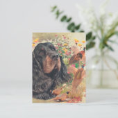 Carte Postale Gordon Setter Tapestry Poster Acrylic Print Tripty (Debout devant)