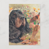 Carte Postale Gordon Setter Tapestry Poster Acrylic Print Tripty (Devant)
