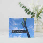 Carte Postale Gordon Street (Debout devant)