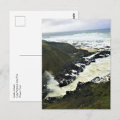 Carte Postale Gorge de Cook, cap Perpetua, côte de l'Oregon (Devant / Derrière)